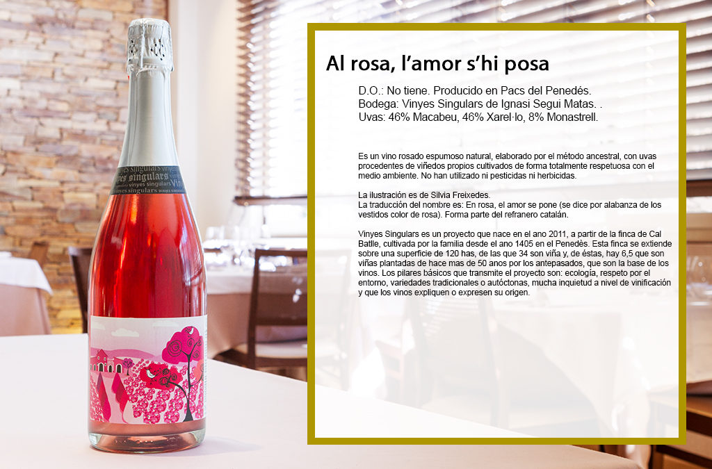 Al rosa, l’amor s’hi posa