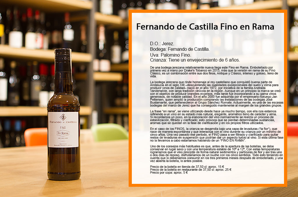 Fernando de Castilla fino en Rama