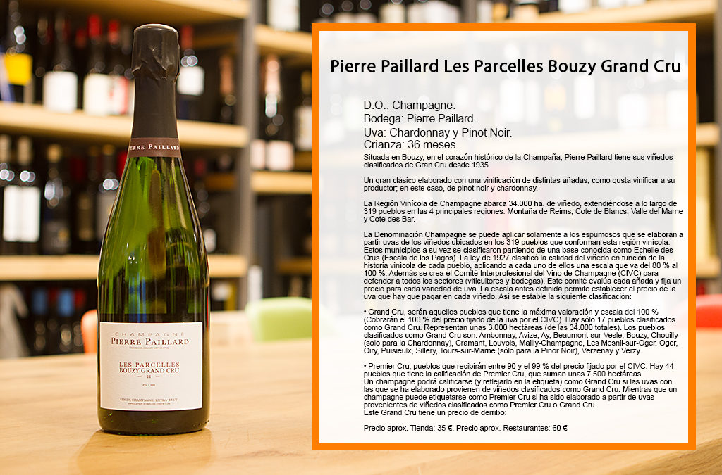 Pierre Paillard Les Parcelles Bouzy Gran Cru