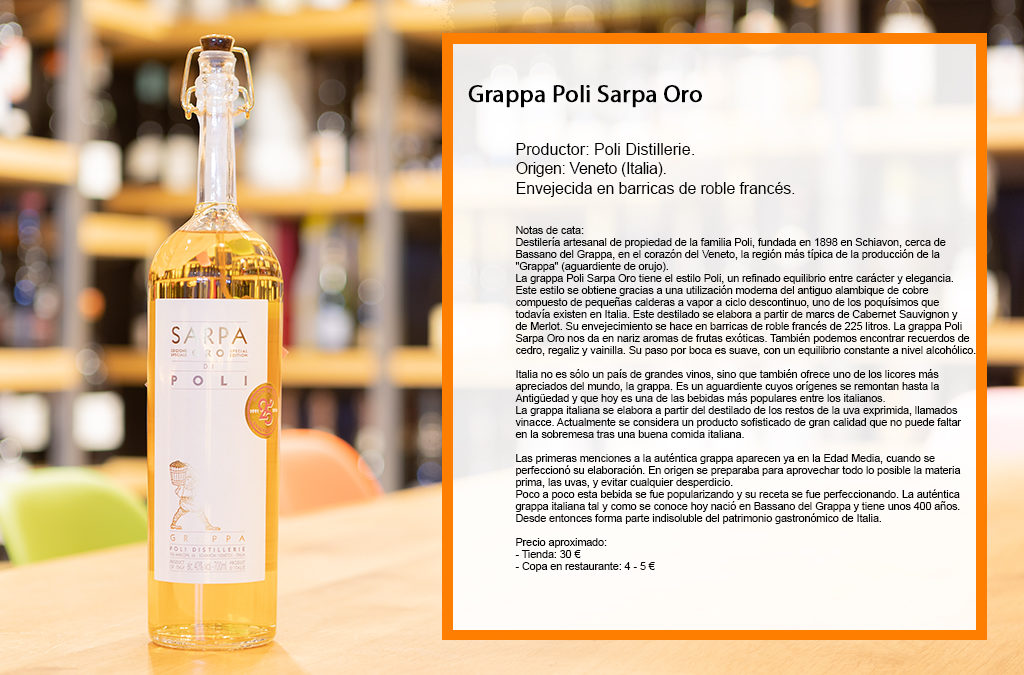 Grappa Poli Sarpa Oro